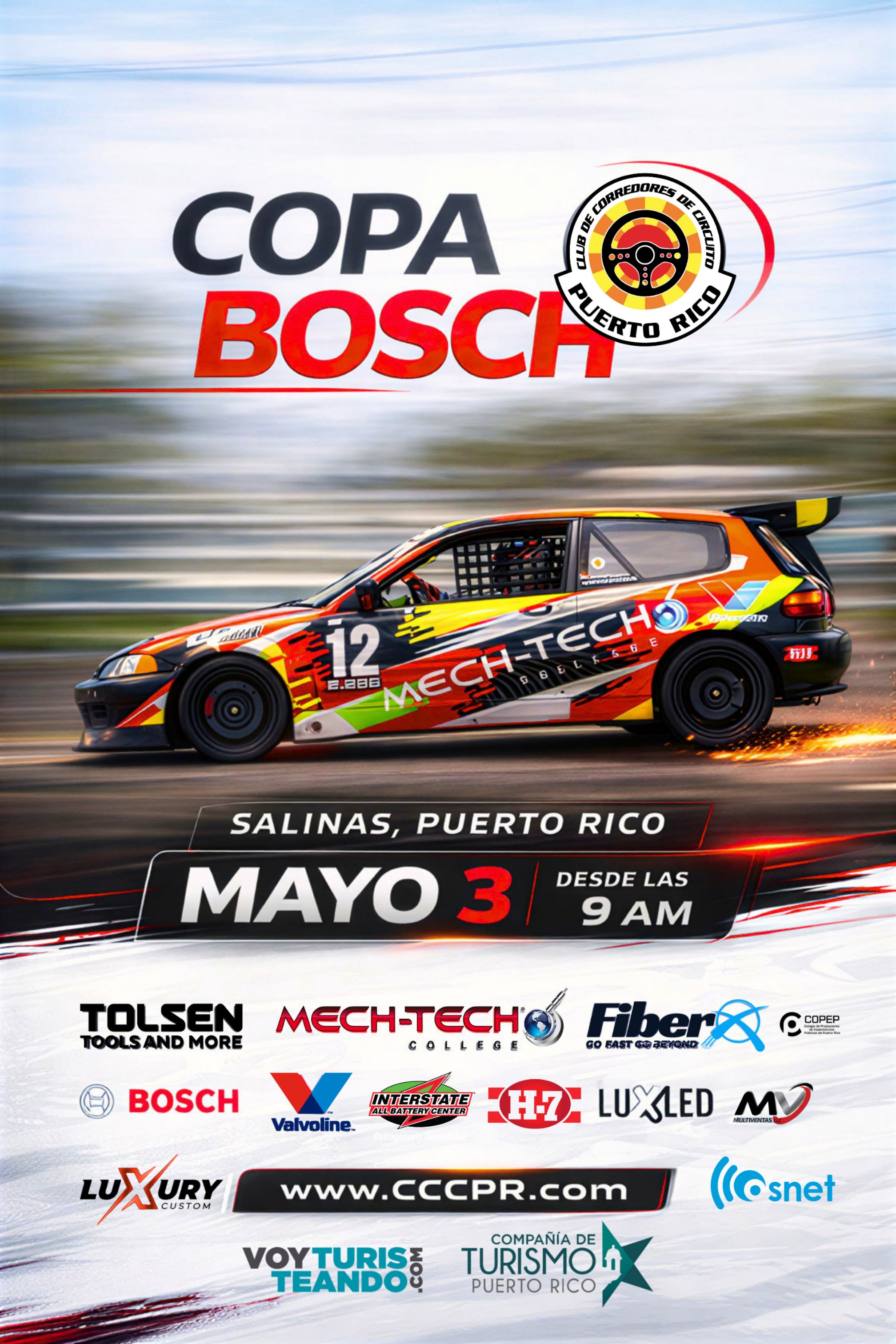 Flyer oficial de la Copa Bosch 2026